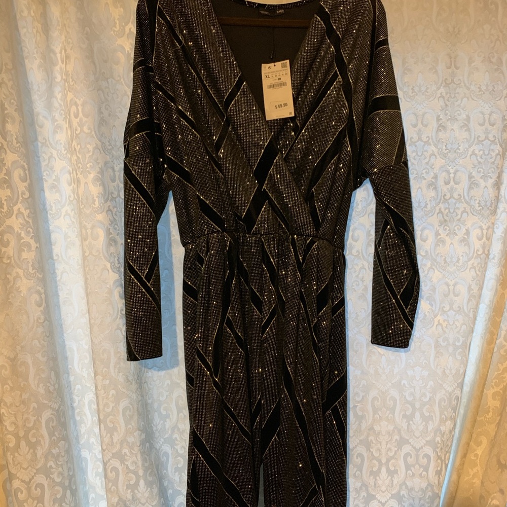 Zara sparkle jumpsuit ❇️